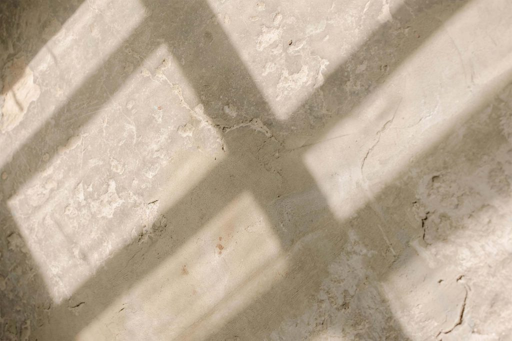 damaged concrete surface